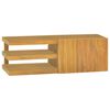 vidaXL Wall-mounted Bathroom Cabinet 90x40x30 cm Solid Wood Teak