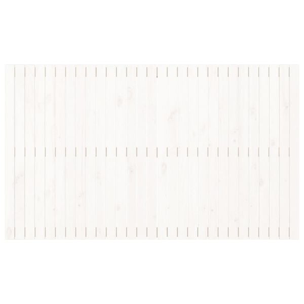 vidaXL Wall Headboard White 185x3x110 cm Solid Wood Pine