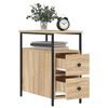 vidaXL Bedside Cabinets 2 pcs Sonoma Oak 30x60x60 cm Engineered Wood