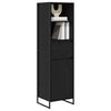 vidaXL Book Cabinet Black Oak 43 x 36 x 150.5 cm Engineered Wood