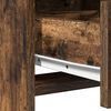 vidaXL Dressing Table Set with Drawer 3 pcs Smoked Oak Engineered Wood
