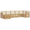 vidaXL Outdoor Sofa Set 7 pcs White