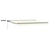 vidaXL Electric Retractable Awning Cream and Anthracite 4 x 3 m