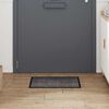 vidaXL Door Mat Light Grey 60 x 40 x 1.2 cm Teddy Fabric
