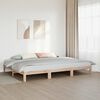 vidaXL Family Bed Frame No Mattress 240x200 cm Solid Wood Pine