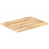 vidaXL Table Top Solid Mango Wood 25-27 mm 80x60 cm