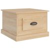 vidaXL Coffee Table Sonoma Oak 50x50x35 cm Engineered Wood