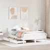 vidaXL Bed Frame with Drawers White 120x200 cm Solid Wood Pine