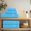 vidaXL Wash Towels "FROGN" 4 pcs Turquoise 30x30 cm 360 gsm