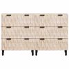 vidaXL Sideboard White Wash Finish Solid Mango Wood