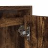 vidaXL Wall-Mounted Bedside Cabinets 2 pcs Smoked Oak 38x34x40 cm