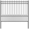 vidaXL Spike Ring Fence HORST Black