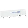 vidaXL 5 Piece LED TV Cabinet High Gloss White Engineered Wood