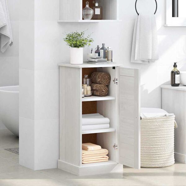 vidaXL Bathroom Cabinet VIGO White and Antique White 37.5 x 34 x 80 cm