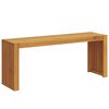 vidaXL Bench Oil Natural 110 x 30 x 45 cm Solid Teak Wood