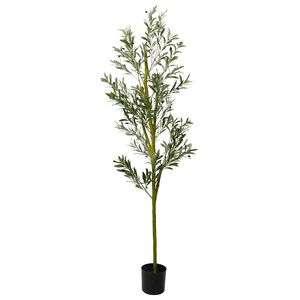 vidaXL Artificial Olive Tree 800 Leaves 200 cm Green