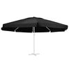 vidaXL Replacement Fabric for Outdoor Parasol Black 610 cm