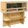 vidaXL Terrarium Base with Shelf Brown 100 x 40 x 50 cm OSB