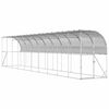 vidaXL Against Wall Chicken Coop Silver 1000 x 100 x 215 cm