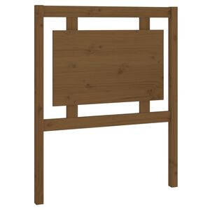 vidaXL Bed Headboard Honey Brown 80,5x4x100 cm Solid Pine Wood