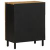 vidaXL Sideboard 60x33.5x75 cm Solid Rough Wood Mango