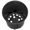vidaXL Flower Pot 100 pcs Black &Oslash; 15 x 13 cm Plastic