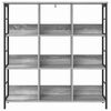 vidaXL Bookshelf Grey Sonoma 102 x 32 x 104.5 cm Engineered Wood