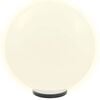 vidaXL LED Bowl Lamps 2 pcs Spherical 50 cm PMMA
