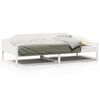 vidaXL Bed Frame without Mattress White 80x200 cm Solid Wood Pine