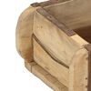 vidaXL Tray with Storage Brown 57 x 15 x 9 cm Solid Reclaim Wood