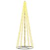 vidaXL LED Christmas Tree 385 cm 2460 LEDs Warm White Steel Black