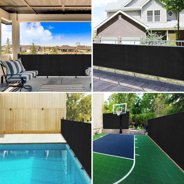 vidaXL Privacy Net Anthracite 1x10 m HDPE 75 g/m²