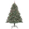 vidaXL Artificial Christmas Tree with Stand Green 140 x 140 x 210 cm