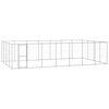 vidaXL Outdoor Dog Kennel Galvanised Steel 33,88 m&sup2;