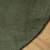 vidaXL Rug HUARTE Short Pile Soft and Washable Forest Green &Oslash; 160 cm