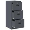 vidaXL File Cabinet Anthracite 44 x 50 x 106.5 cm Cold-Rolled Steel