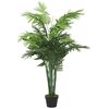 vidaXL Artificial Palm Tree 28 Leaves 120 cm Green