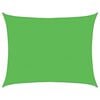 vidaXL Sunshade Sail 160 g/m² Light Green 6x7 m HDPE