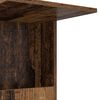 vidaXL Side Table with Wheel Old Wood 40 x 35 x 60 cm Engineered Wood