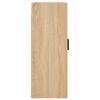 vidaXL Wall Mounted Cabinet Sonoma Oak 69.5x34x90 cm