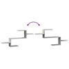 vidaXL Wall Shelf Concrete Grey 104x15x49 cm Engineered Wood