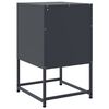 vidaXL Bedside Cabinets 2 pcs Anthracite 36x39x60.5 cm Steel