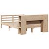 vidaXL Bookcase Bed without Mattress 160x200 cm Solid Wood Pine