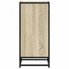 vidaXL Sideboard Sonoma Oak 35.5x35x76 cm Engineered Wood and Metal
