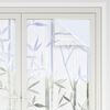 vidaXL Window Films 4 pcs Frosted Bamboo Pattern PVC