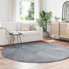 vidaXL Shaggy Rug High Pile NAVARRA Light Grey 200x200 cm Polyester