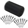 vidaXL 4 Piece Gutter Mesh with Clips HDPE 1.08 ㎡