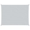 vidaXL Sun Shade Sail Light Grey and White 8 x 6 m