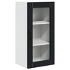 vidaXL Kitchen Cabinet 2 pcs Black 40 x 31 x 80 cm Engineered Wood