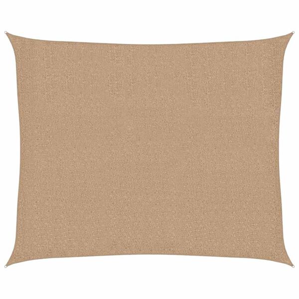vidaXL Sunshade Sail 160 g/m² Taupe 2.5x3 m HDPE
